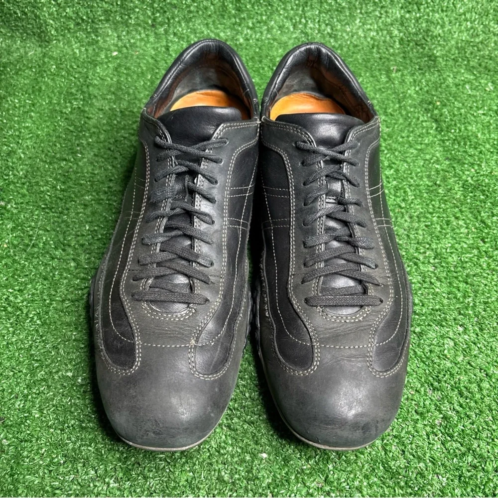 Cole Haan Air Men's‎ Size 9.5 Leather Comfort Black Fashion Sneakers C07623